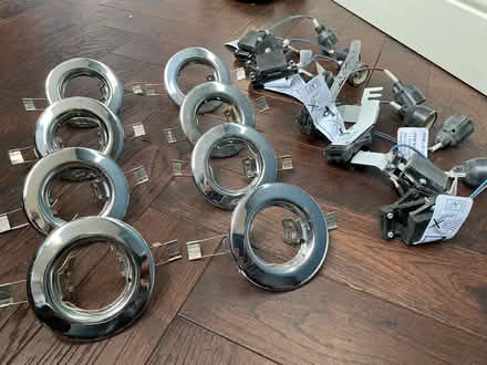 Photo of free 8 x Downlights & GU10 fixings (Saltdean) #1