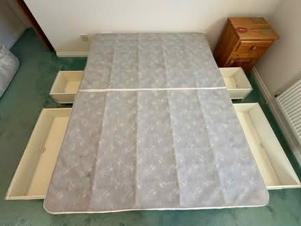 Photo of free King size divan bed base (East Malling) #1