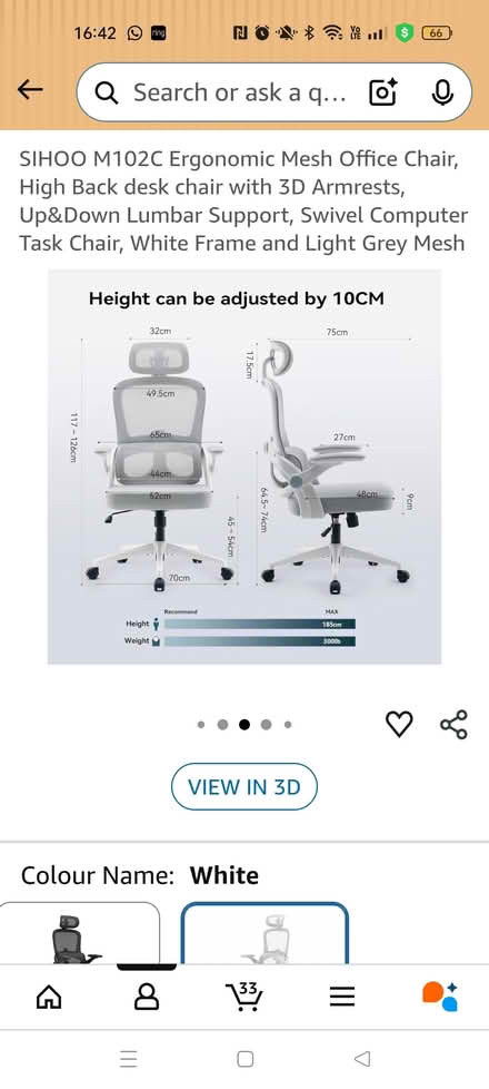 Photo of free Ergonomic office chair (Amersham HP6) #2