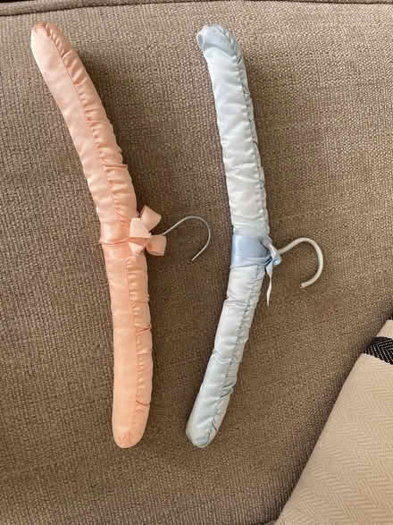 Photo of free Fabric padded coat hangers x2 (Sherwood NG5) #1
