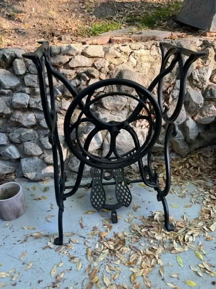 Photo of free Antique pedal sewing machine base (La Cañada) #1