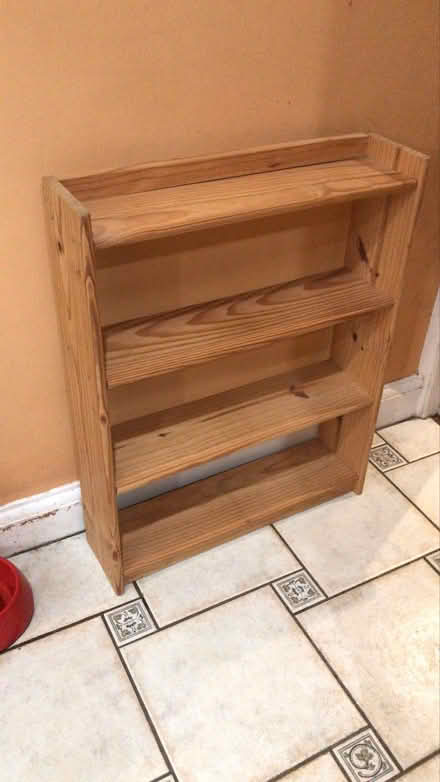 Photo of free Small wooden bookcase (New Malden, KT3) #1