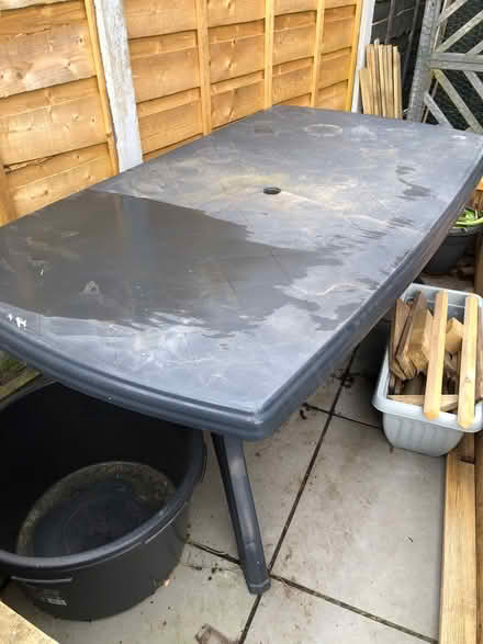 Photo of free Patio table and 4 chairs (Elton BL8) #1