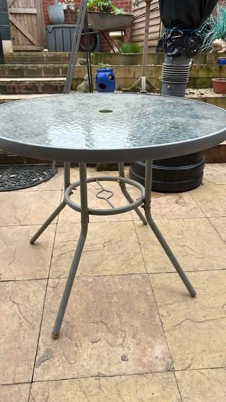 Photo of free garden glass table (Newent) #1