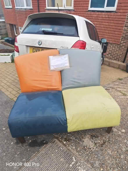 Photo of free 2 seater sofa (BN2) #1