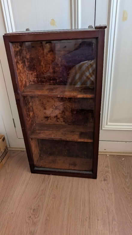 Photo of free Vintage glass fronted cabinet (South Abingdon Oxfordshire) #1