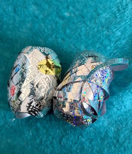 Photo of free Silver coloured curling ribbon (Westbury Wilts BA13) #1