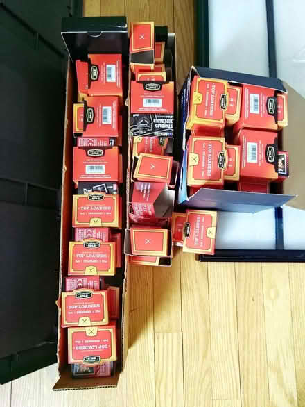 Photo of free Top loader sports card boxes (Near Mooseheart 60510) #1