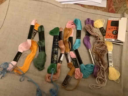 Photo of free Embroidery cushion/chair back (Stanwell Village TW19) #3