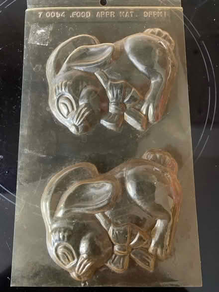 Photo of free Chocolate bunny mould (Haywards Heath, near Hospital) #1