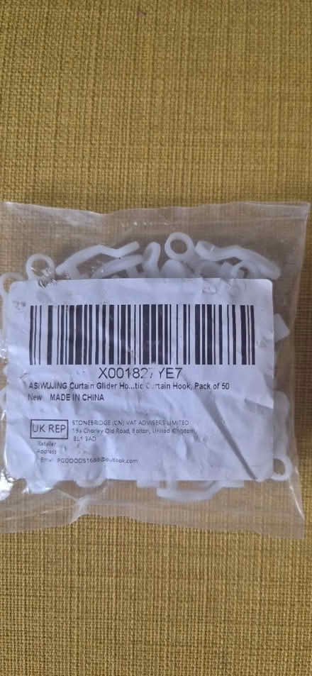 Photo of free Curtain hooks (E17) #2