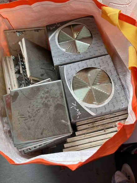Photo of free Silver Ceramic Tiles (Beaconsfield HP9) #1