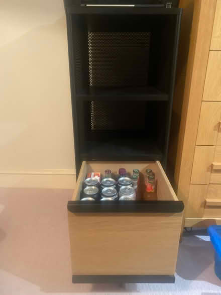 Photo of free Black & wood storage unit (Hillingdon UB10) #2