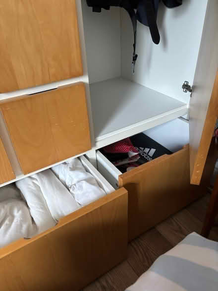 Photo of free Wardrobe - white and light oak (Didsbury M20) #3