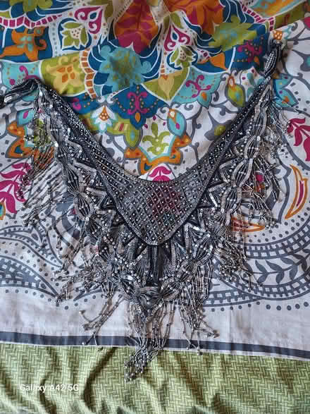 Photo of free Blacked and silver beaded shawl (Shoreview mn by oak hill schoo) #2