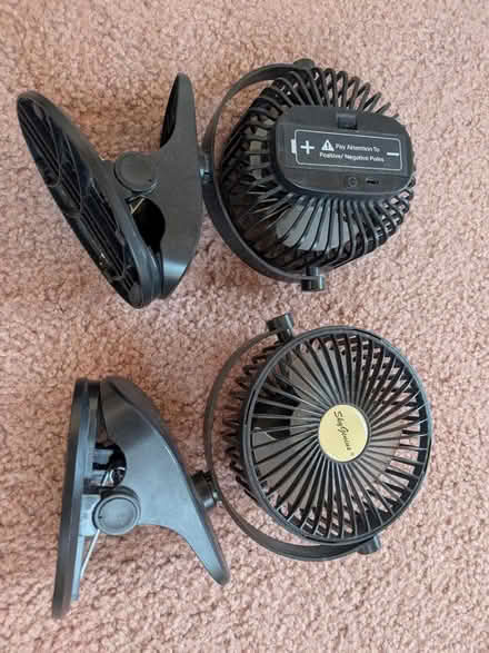 Photo of free 2 small Fans, USB rechargeable (Near Story and King) #1