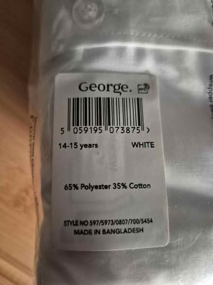 Photo of free New white long sleeve school shirts (Wolverhampton WV10) #2