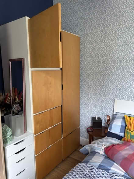 Photo of free Wardrobe - white and light oak (Didsbury M20) #4