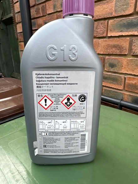 Photo of free VW group coolant G13 (Bromsgrove B60) #2