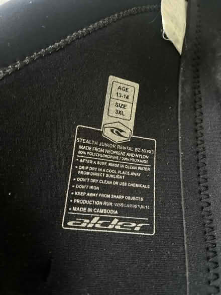 Photo of free Wetsuit and accessories for teen (Hollingdean BN1) #2