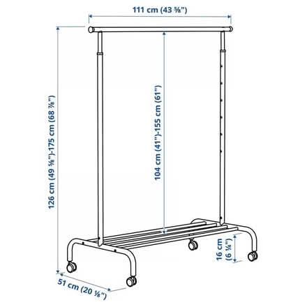 Photo of free IKEA Clothing Rack (West Springfield) #2