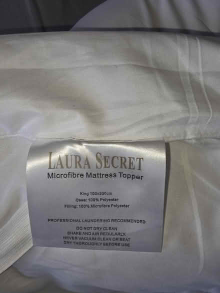 Photo of free King size mattress topper (M22 airport) #3