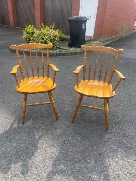 Photo of free Pair of dining chairs (Horfield Bristol) #1