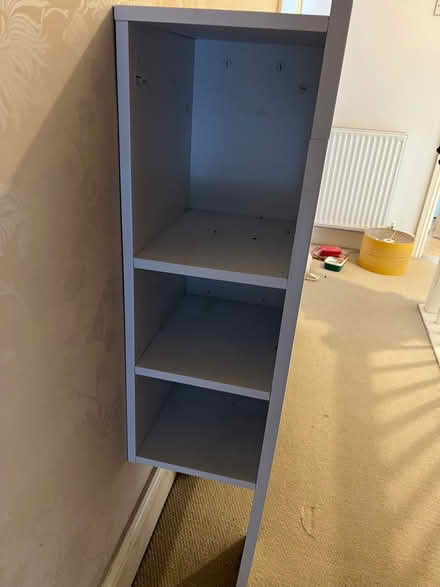 Photo of free White double bed headboard (Shoscombe BA2) #4