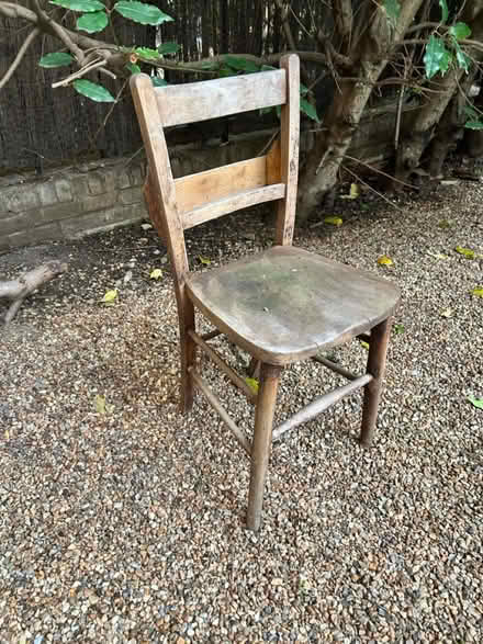 Photo of free Old school chair (East dulwich) #2