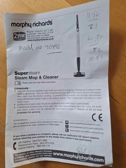 Photo of free Attachments for a steam cleaner (crouch end, N8) #2