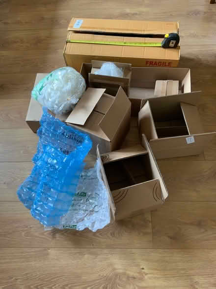 Photo of free boxes & packing materials (Riseley, Bedford) #1