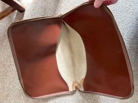 Photo of free Vintage leather briefcase (Hare Green, Great Bromley CO7) #3