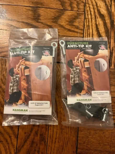 Photo of free 2x furniture anti tip kits sealed (Kensington Brooklyn) #1