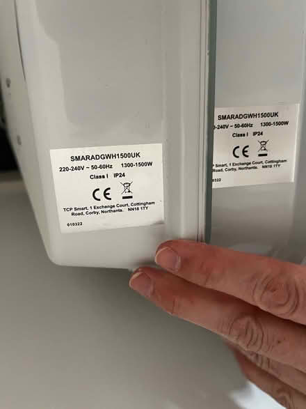 Photo of free Smart glass panel heater x5 (Kentish Town NW5) #3