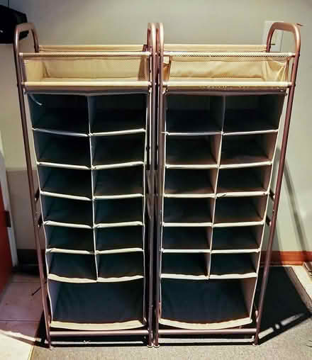 Photo of free 2 Cubby Shoe Organizers (Near Mooseheart 60510) #1