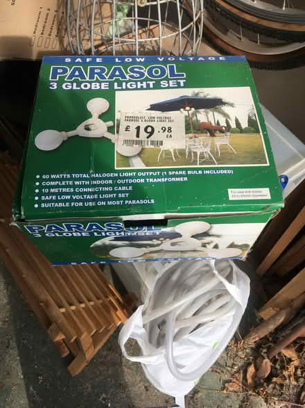 Photo of free Garden Parasol Light Set (Faversham ME13) #1