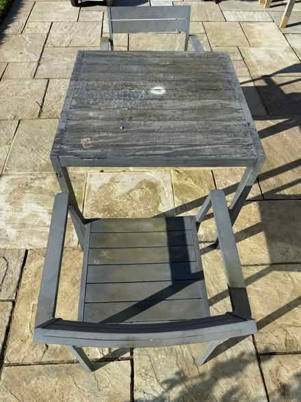 Photo of free Outdoor table and 2 chairs (Guist NR20) #2