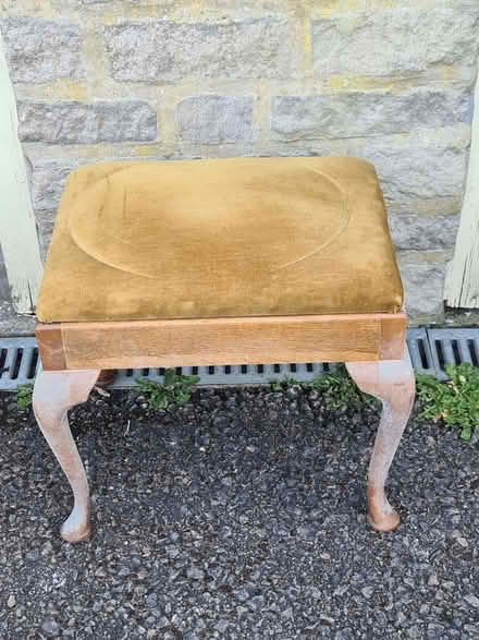 Photo of free Upholstered stool (Bisley Old Road GL5) #1