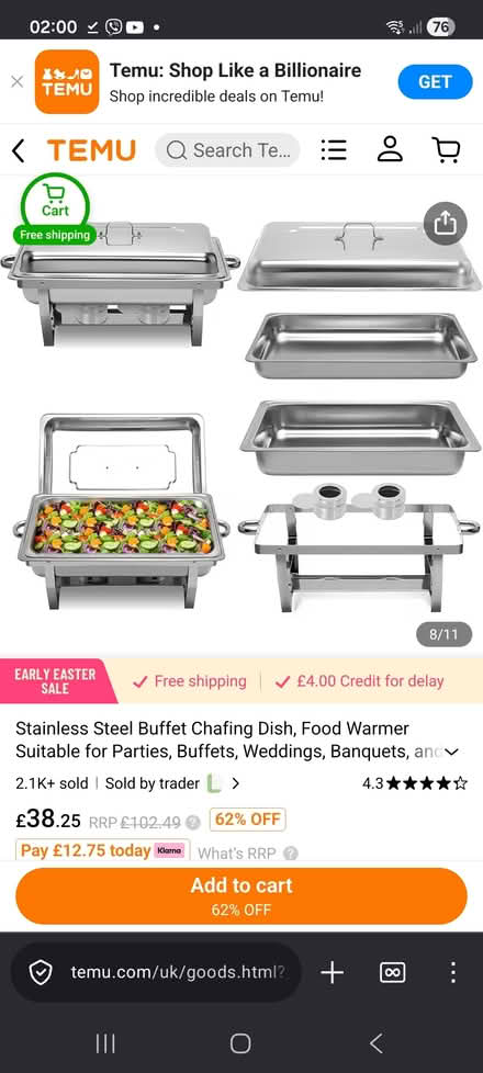 Photo of Food warmer (Chelmsford CM1) #1