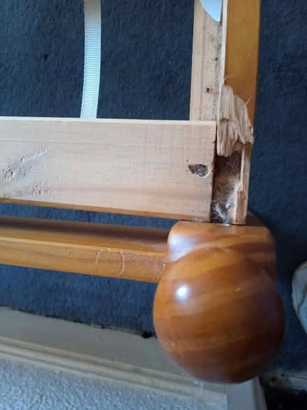 Photo of free Pine double bed frame (Armley LS12) #4
