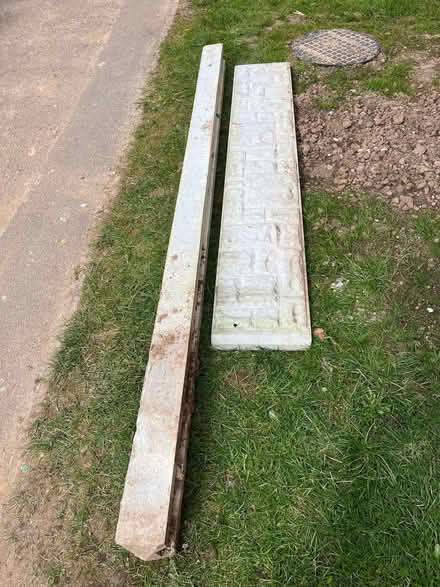 Photo of free 8 foot fence post and 6 foot gravel board (Mickleover DE3) #1