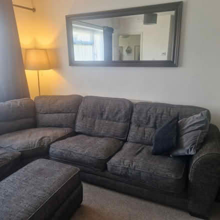 Photo of free Corner sofa and pouffe (CR0) #2