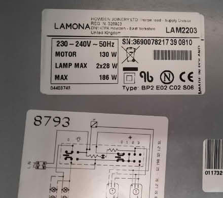 Photo of free Lamona cooker hood (Keswick CA12) #2