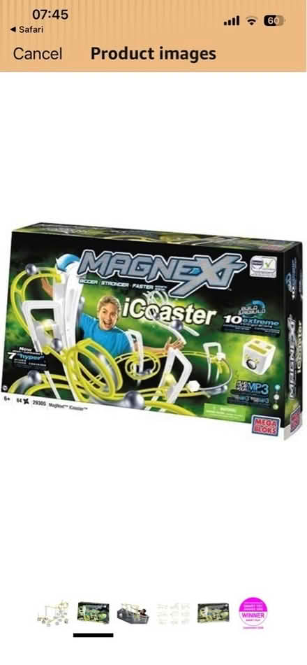 Photo of free Megablocks Magnext iCoaster toy : FOR SPARES OR REPAIR ONLY (Brighouse HD6) #1