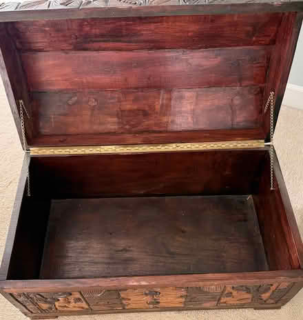 Photo of free Ornate wood chest (Wedgwood) #3