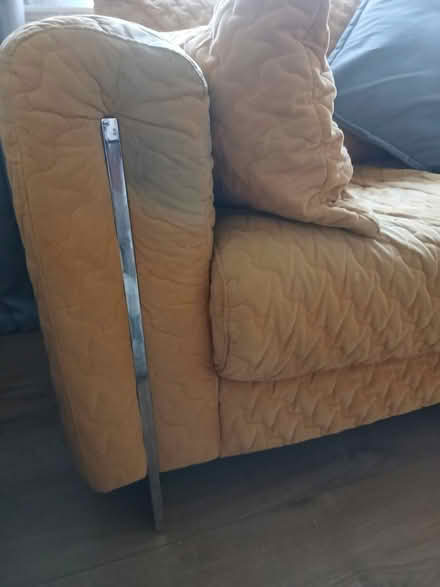 Photo of free Two seater settee-gold colour (Abingdon OX14) #3