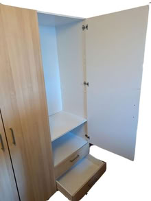 Photo of free IKEA Kullen 3‐Door, 2-Drawer Wardrobe – Pine‐Effect (Mansfield NG19) #3