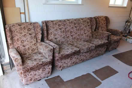 Photo of free Sofa and two armchairs (Rising Brook ST17) #1