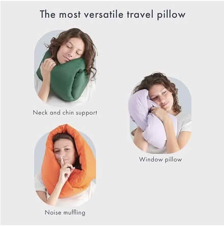 Photo of free Infinity Pillow Travel Scarf Grey (Boise Eliot) #3