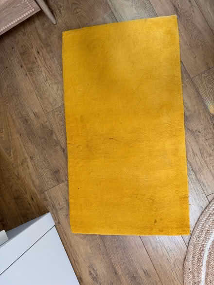 Photo of free Small yellow rug 60x110cm (Meldreth) #1